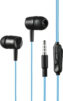 MZ M105 (Stereo Earphone) Strong Bass Stereo HD Wired Headset(Blue, In the Ear)