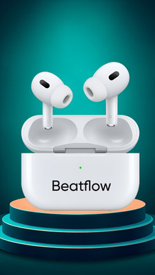 BeatFlow AirpoX Pro 2 Best premium quality -(USB-C) 35 Bluetooth(White, True Wireless)