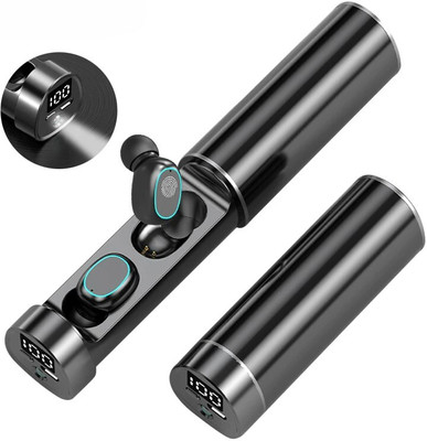 Seashot N21 TWS LED With Flashlight 40H Playtime, Quad Mic ENC,13mm driver Bluetooth(Black, On the Ear)