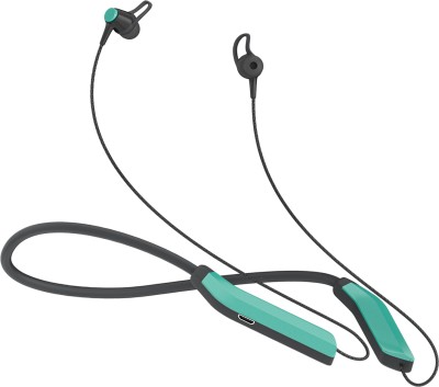 IZWI Bluetooth Earphones with mic, Crystal Bionic Sound Powered, 32H Playback Bluetooth Headset(Green, On the Ear)