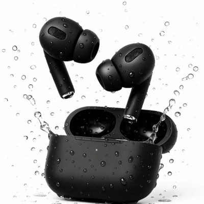 Three Guys AirPods Pro 25H Play Type-C Fas Charge worn, Acn-85 Bluetooth(Black, In the Ear)