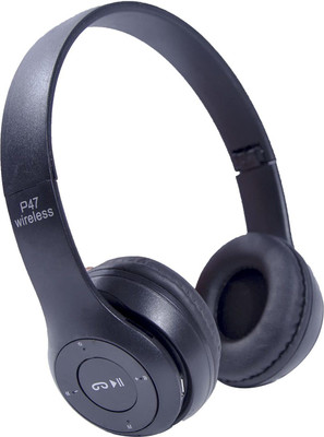 HIFY Wireless Music, Voice Control, Call Function, Micro SD Card, FM Bluetooth Gaming(Black, On the Ear)