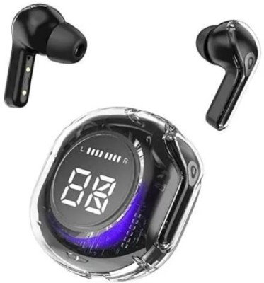 UPOZA Ultrapods Pro Bluetooth Earbuds | True Wireless headphone 30 Hrs, Ai Smart Bluetooth Headset(Black, True Wireless)
