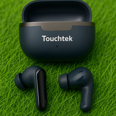 Touchtek SoundPod TWS Earbuds, 38H Playtime Bluetooth(Navy Blue, In the Ear)