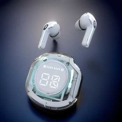YAROH UltraPods Pro TWS Transparent Bluetooth Earbuds with -Canceling 51 Bluetooth(Multicolor, In the Ear)