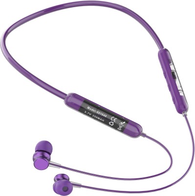 ZTNY Voice Changer Girls- 48 Hrs Playtime Bluetooth Headphone Neckband Earphone Bluetooth Gaming Headset(Purple, In the Ear)