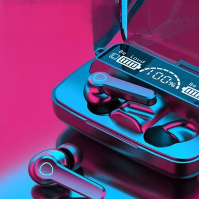 Seashot M19 Earbud TWS Wireless In Ear Headphones with Touch Control Gaming Bluetooth(Black, True Wireless)