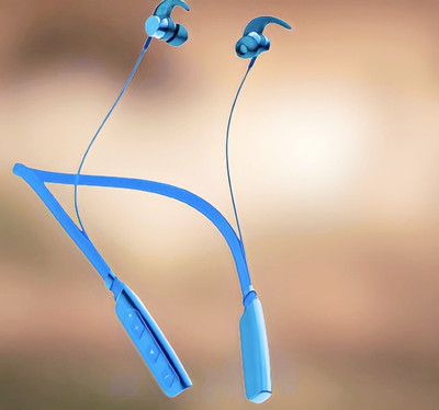 QPG STORE Rokerz 235 Pro Wireless Bluetooth Neckband(0B.284 Bluetooth(Blue, In the Ear)