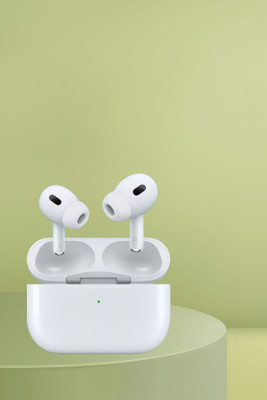 BeatFlow Earpods Pro 2 (2nd generation) Earbuds Fast Charge, ANC, Type-C Bluetooth(White, On the Ear)