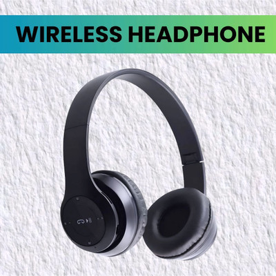 TWS Wireless Headphones with Aux Port and High-Capacity Battery Life_4P Bluetooth & Wired(Black, On the Ear)