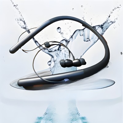 GREE MATT Waterproof Bluetooth wireless neckband earphone with High bass B30 Bluetooth Headset(Black, In the Ear)
