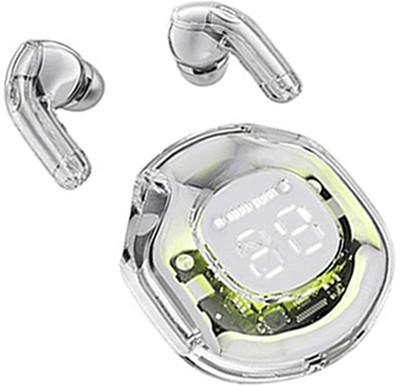 Brolan Earbuds Bluetooth 5.3 Headphones 30H Playtime with Touch Control Bluetooth Gaming(White, True Wireless)