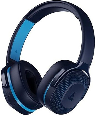 boAt Rockerz 425,25H Battery, BEAST Mode,ENx,Dual Pair, Stream Ad Free Music via App Bluetooth(Oceana Blue, On the Ear)