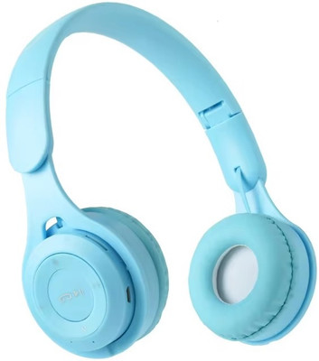 Techpunch Newest Adjustable Headphones with Hi-Fi Stereo Sound Lightweight Bluetooth(Blue, On the Ear)