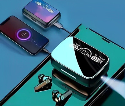 Seashot Bluetooth 5.2 Wireless Earbuds Touch Waterproof IP7X Bluetooth Headset Bluetooth(Black, True Wireless)
