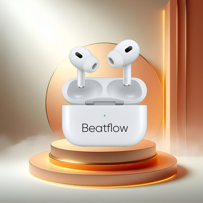 BeatFlow AirpoX Pro 2 Best premium quality -(USB-C) 60 Bluetooth(White, True Wireless)