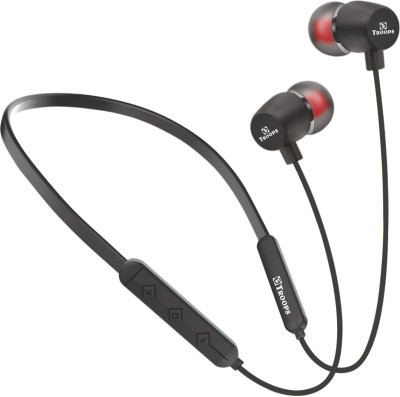 TP TROOPS Tangentbeat in-Ear Bluetooth Wireless Headphones Bluetooth Headset(Black, In the Ear)