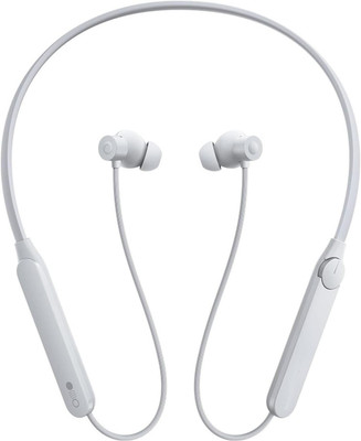 BUFONA Bluetooth Sports Music Headphones Smart Dial Design Wireless Earphones Neckband Bluetooth(White, In the Ear)