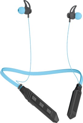 TEQIR Bluetooth Sports Neckband for Sport/Gym/Running Bluetooth Headset Bluetooth Headset(Blue, In the Ear)
