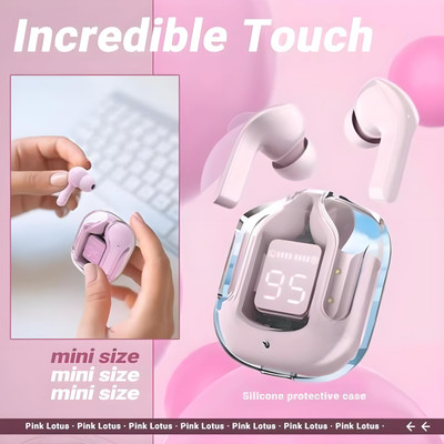 Arceus Ultra Pods Bluetooth M19/M10/M28/T6 Gamming Buds Bluetooth(Pink, In the Ear)