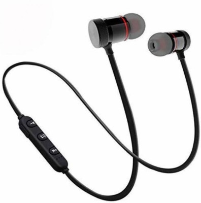 Elevea ( 12 Years Limited Warranty ) MH74 Magnet Wireless Sport headset Bluetooth Headset(Multicolor, In the Ear)