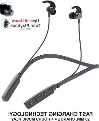 GPQ STORE Rokerz 235 Pro Wireless Bluetooth Neckband(0.4086 Bluetooth(Black, In the Ear)