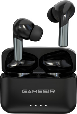 GameSir Fusion Wireless Bluetooth Headphones | Noise Cancellation, 60H Battery, Bluetooth(Black, In the Ear)