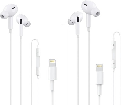 MARS Elevate Your Listening: Best iPhone Earphones in 2024 Wired(White, In the Ear)