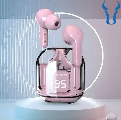 SAIBABA Exclusive TWS T2 Wireless Earbuds with 1500Mah Powerbank & ASAP charge ANC B32 Bluetooth(Pink, True Wireless)