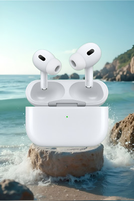BeatFlow Airbuds pro 2 (2nd generation) excellent quality earbuds USB-C 35 Bluetooth(White, In the Ear)