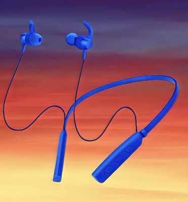 GPQ STORE Rokerz 235 Pro Wireless Bluetooth Neckband(0B.254 Bluetooth(Blue, In the Ear)