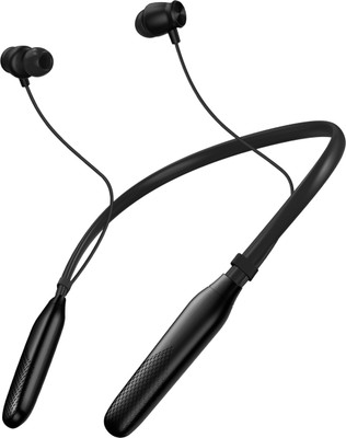 VoiDrop Wave Bluetooth in Ear Neckband with 40 Hours Playback,IPX4 Water Resistant Bluetooth(Black, True Wireless)