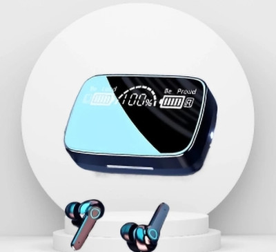Seashot M19 Earbuds TWS Earphone Touch Control Digital Display Truly wireless Bluetooth(Black, True Wireless)