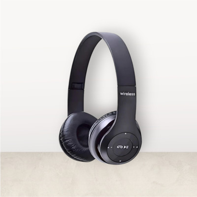 GDS High-Quality Bluetooth Headset with Microphone for Clear Sound._U7 Bluetooth & Wired(Black, On the Ear)