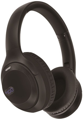 FONACC Rhythm Pro Cancelling Headphone with 16 Hours of Playtime, Fast Pairing Bluetooth & Wired(Black, On the Ear)