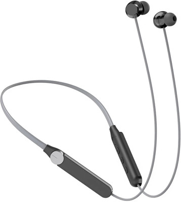 IZWI Z-255 Z Plus Wireless Neckband with AI Fast Charge, 37HRS Battery Headphone[ZG4] Bluetooth & Wired Gaming(Grey, In the Ear)