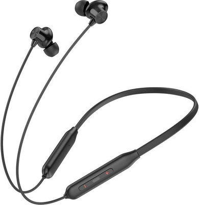 High Frequency NB120 Amaze 50 Hours Playtime, Fast Charging, Dual Pairing Neckband Bluetooth Bluetooth(Black, In the Ear)