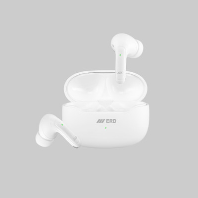 ERD Wireless Earbuds TWS-150 Ice White ANC/ ENC Bluetooth(White, In the Ear)