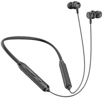 ZTNY Bassstrings Neckband, 45Hrs Playtime, HD Mic, Fast Charging Bluetooth Headset Bluetooth(Black, In the Ear)