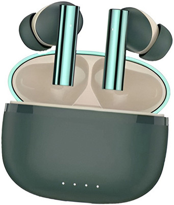 Ozlre AirBuds OZ-AirPro with 48Hrs Payback Music, with ENC & 13mm Drivers(GR3) Bluetooth Gaming(Green, Light, True Wireless)