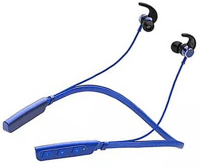IZWI Wireless Fast Charge, 24 Hrs Battery Life, Earphones with mic Bluetooth Headset Bluetooth Headset(BLUE 24HOUR BATTERY BACKUP, In the Ear)