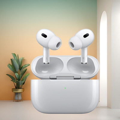 Morxt Aerpodds pro (2nd generation) ANC spatial audio features Wireless 23 (USB-C) Bluetooth(White, In the Ear)