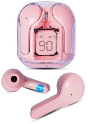 Seashot Ultrapods TWS Smart Earbuds | 13MM HiFi Bass Effect | LED Power Display Bluetooth Headset(Pink, True Wireless)