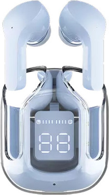 Jinisha T6 Earbuds/TWS/buds 5.1 Earbuds with 280H Playtime, Bluetooth(Blue, In the Ear)