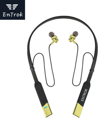 ENTROK RhythmX Pro Bluetooth(Black, Gold, In the Ear)