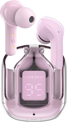 COREGENIX Ultra Bluetooth Earbud TWS with BT 5.3 Low Latency, 30hr Play & Fast Charging Bluetooth(Pink, True Wireless)