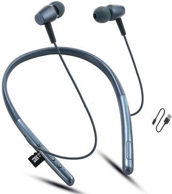 ZTNY sound wireless neckband earphones waterproof neck band bluetooth earphone Bluetooth(Black, In the Ear)