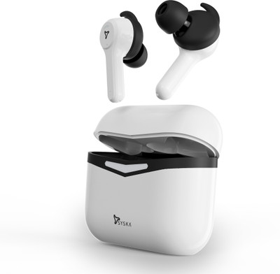 Syska SonicBuds X3 Bluetooth (Pearl White, True Wireless) For Rs. 499 @ 88 % Syska SonicBuds X3 Bluetooth (Pearl White, True Wireless) For Rs. 499 @ 88 %