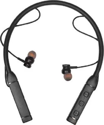 TULUA Long battery life bluetooth earbud neckband best for calling and music Bluetooth(Black, On the Ear)