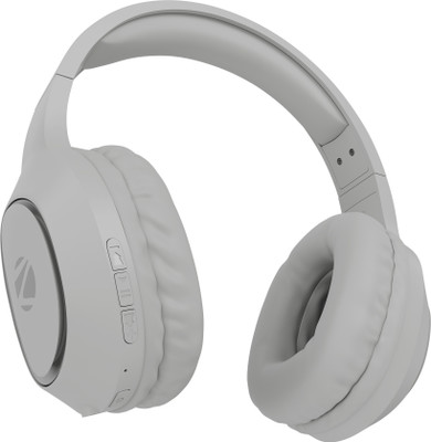 ZEBRONICS Thunder NEO (WHP 12), BT v5.4 l AUX, Upto 60h* backup, Gaming Mode (Low Latency) Bluetooth(Silver, On the Ear)